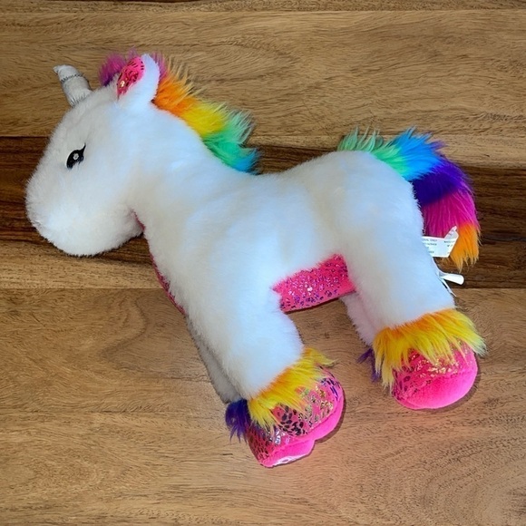 Build-A-Bear Workshop Plush Rainbow Unicorn - Picture 1 of 7